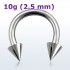 Циркуляр 2,5 мм, конусы. CBRCN10