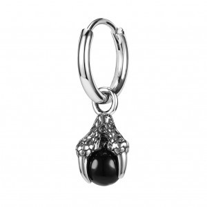 Серьга-кликер с подвеской Когти дракона. SK920