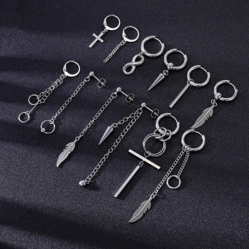 Серьга. Подвеска крест. SK4401