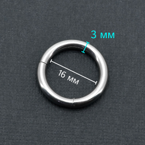 Кольцо сегментное 3 мм кликер. HSEG8