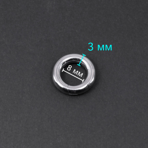 Кольцо сегментное 3 мм кликер. HSEG8