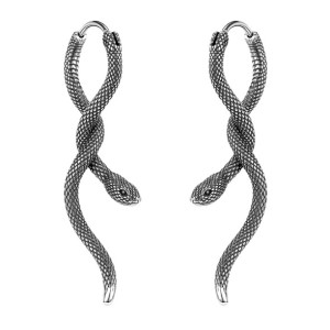 Серьги-кликеры Змеи. Пара. SK773