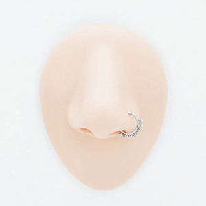 Кольцо сегментное 1,2 мм кликер для пирсинга септума. HSEG1964