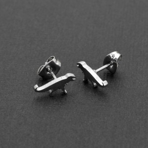 Серьги-гвоздики. Пара. Тираннозавры. SE2953-2