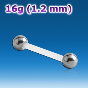 Штанга 1,2 мм. PTFE. Белая. PTMBLB16W