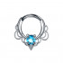 Кликер для пирсинга септума, Aquamarine. MS10477