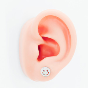 Серьги-гвоздики. Пара. Смайлы. SE2922-2