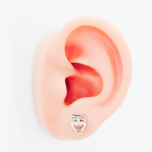 Серьги-гвоздики. Пара. Маски. SE2919-2