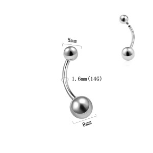 Интернал украшение для пирсинга пупка. Титан. IBNT8754