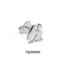 Серьга-гвоздик. Дракон. SE1108