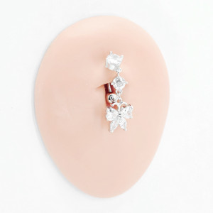 Украшение для пирсинга пупка. Бабочка. MCDZ4305