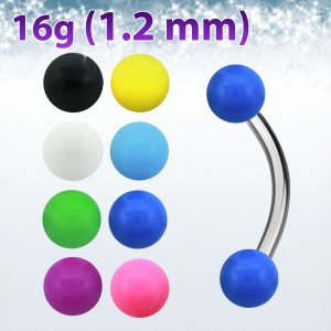 Банан 1,2 мм. Шарики акрил. BNESAB16