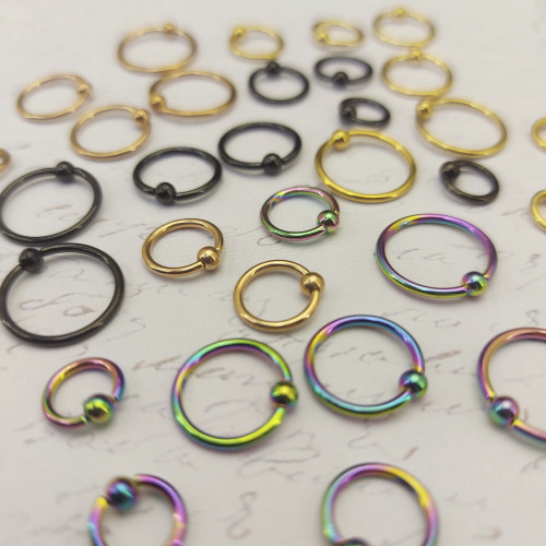 Кольцо 1,2 мм. Титан. BCRTi16