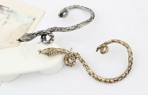 Кафф Змея, бронза, золото. KF363